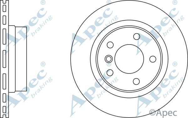 APEC BRAKING Тормозной диск DSK2294